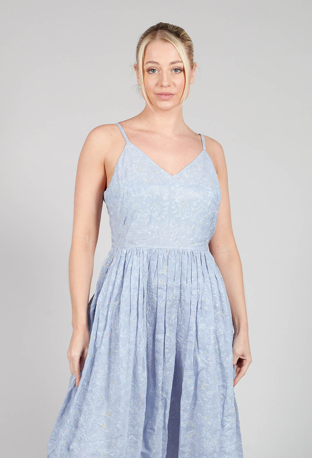 Caprice Dress in Powder Blue