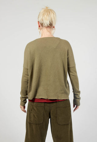 Cardigan WS in Olive