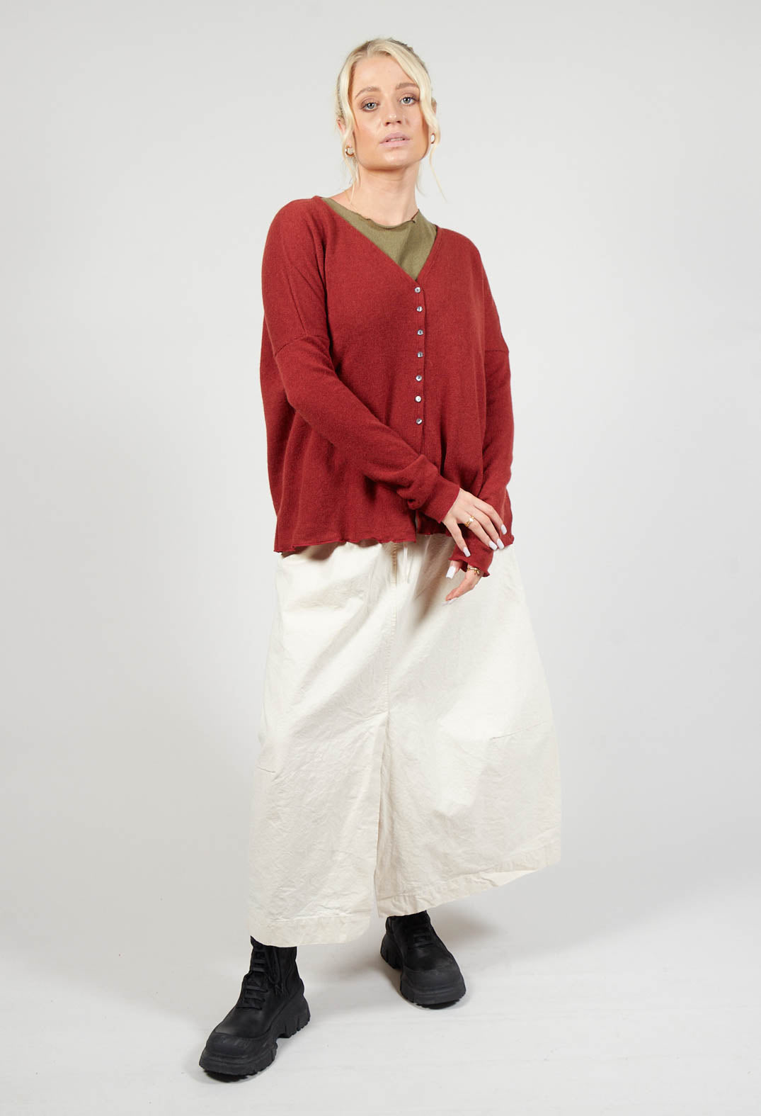 Cardigan WS in Red