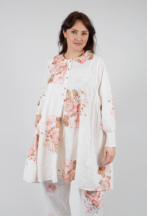 Carola Shirt in Cotton Fleurs
