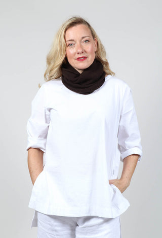 Cashmere Snood in Espresso