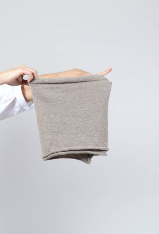 Cashmere Snood in Latte