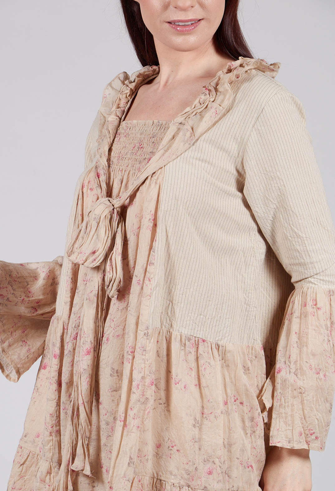 Cassis Blouse in Liberty Beige Print