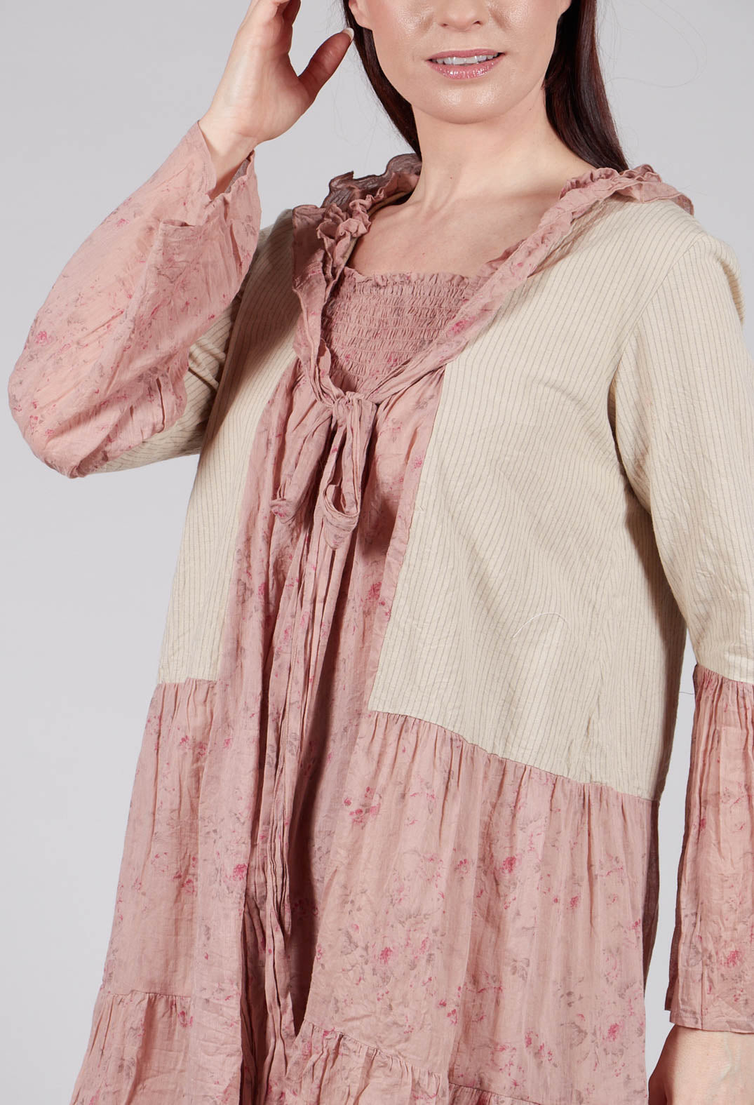 Cassis Blouse in Liberty Pink Print
