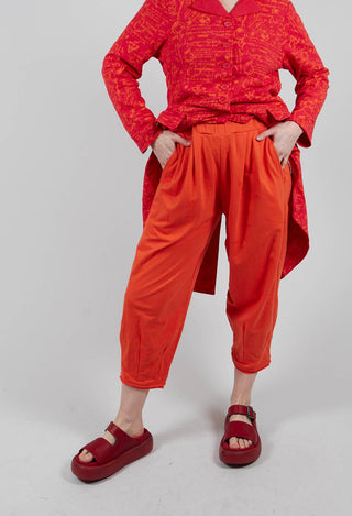 Casual Trouser in Orange