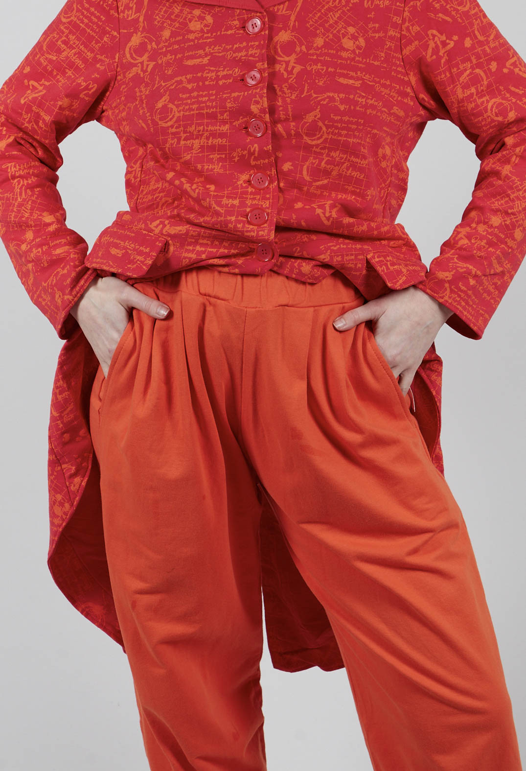 Casual Trouser in Orange
