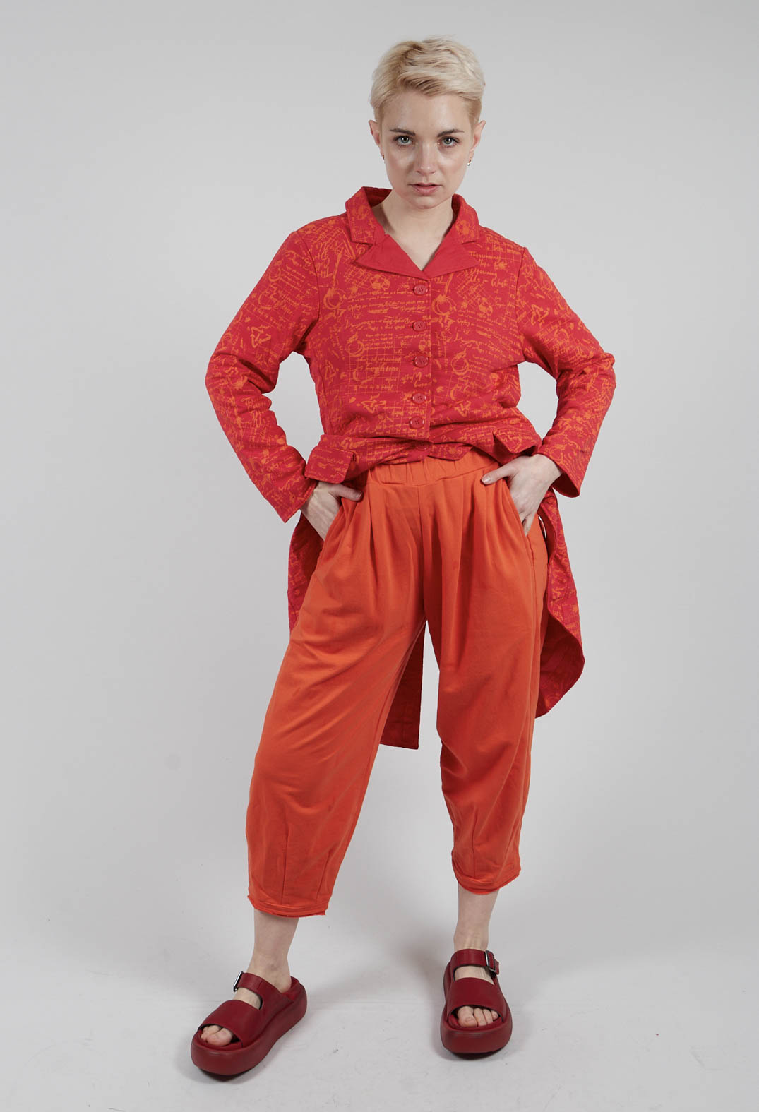 Casual Trouser in Orange