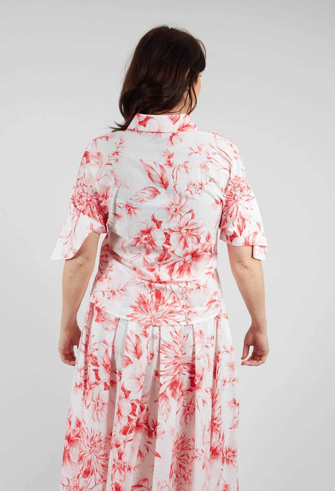 Cedro Blouse in Rosso