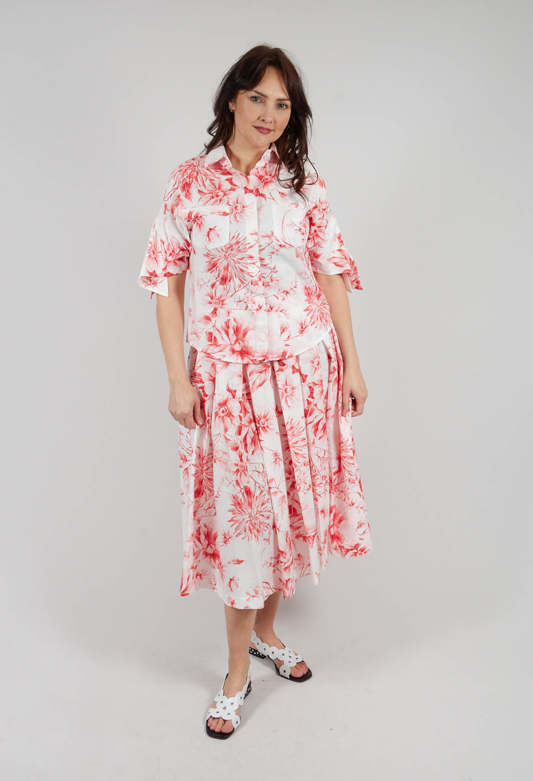 Cedro Blouse in Rosso