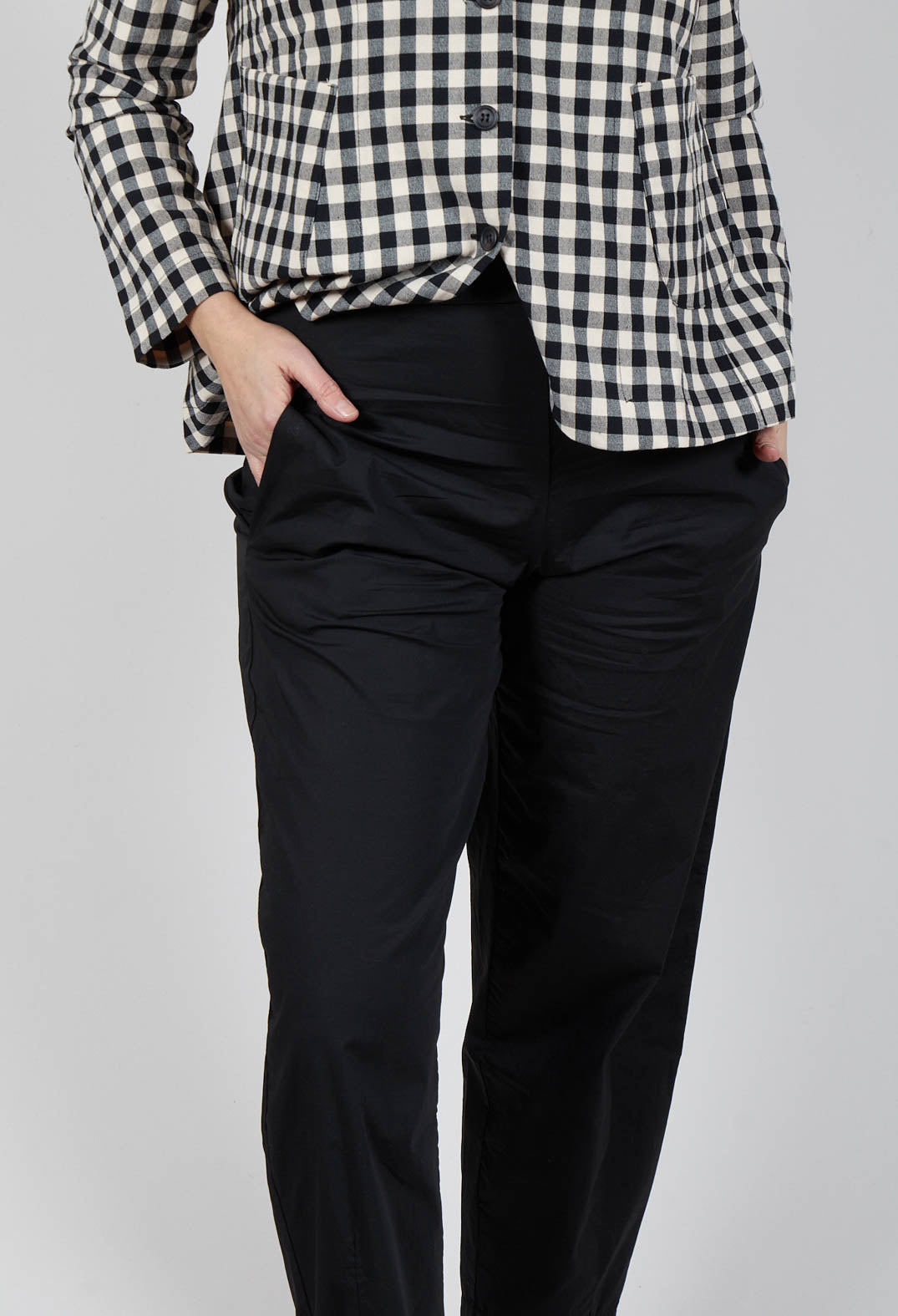 Cervo P Trousers in Nero