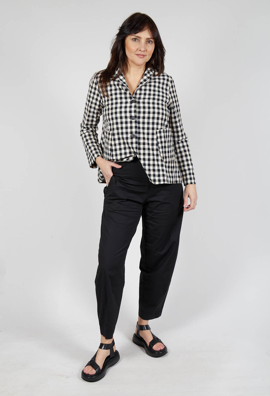 Cervo P Trousers in Nero