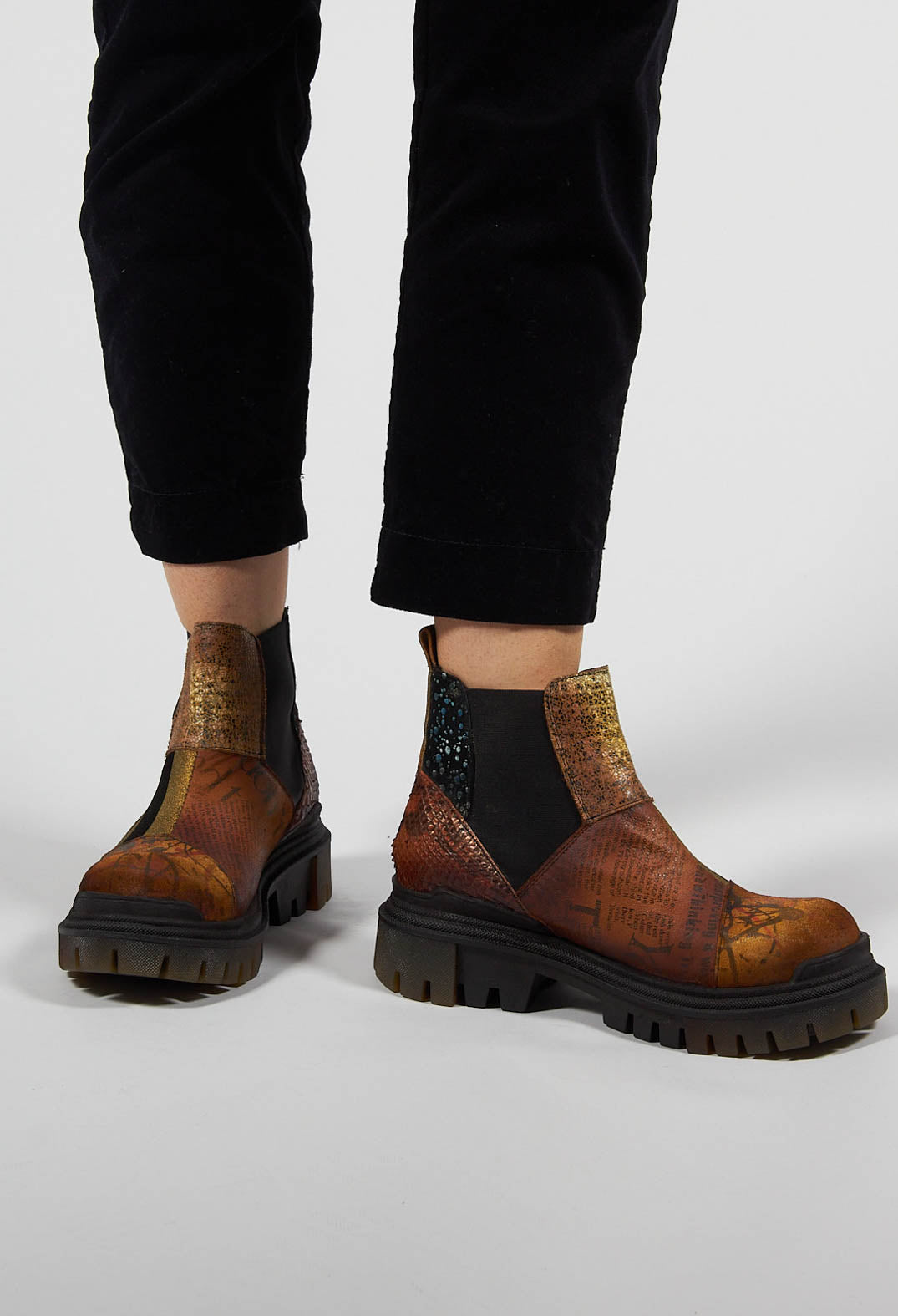 Cetus Boots in Multi-Pattern