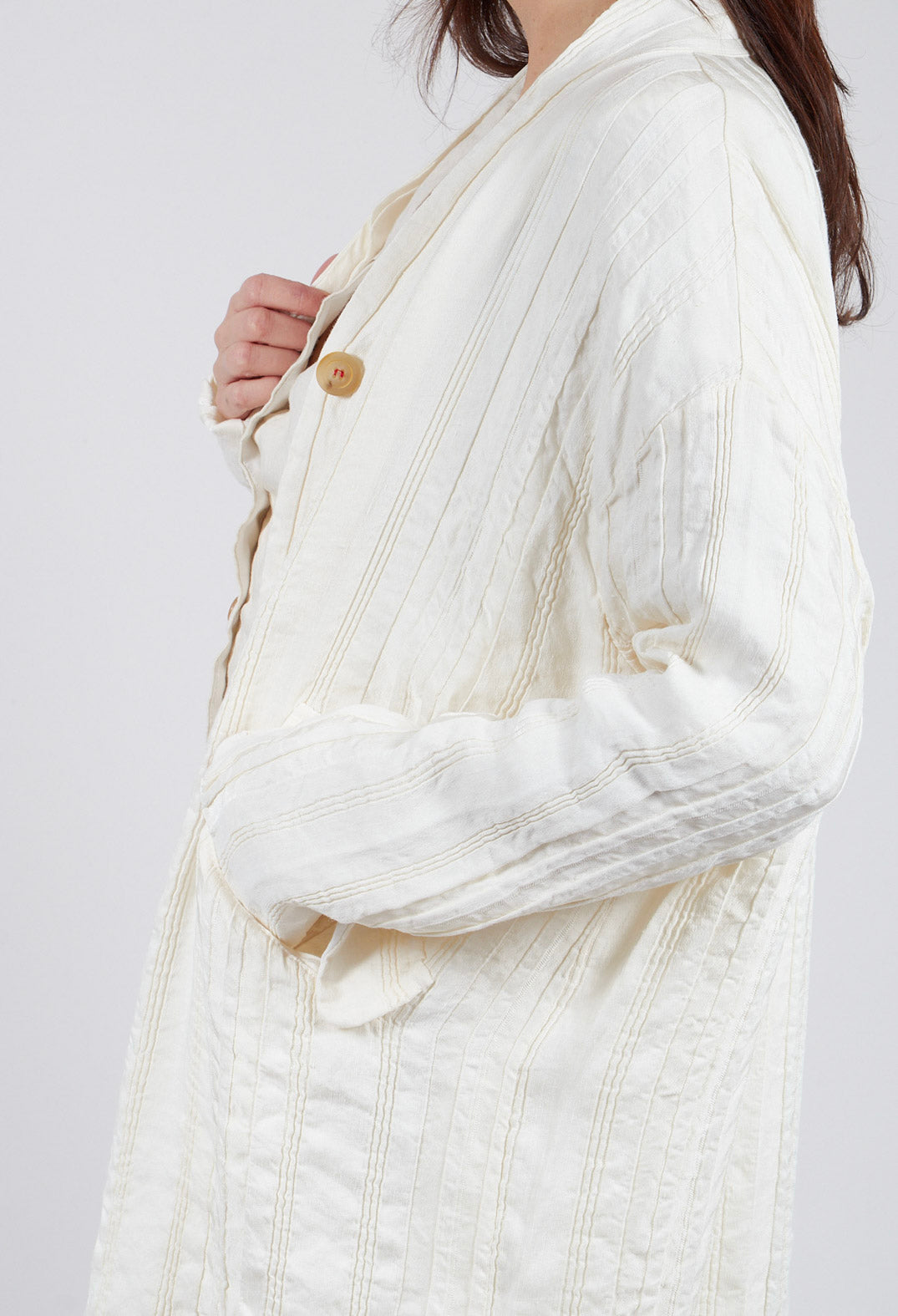 Hannoh Wessel Charlotte Coat in Natural | Olivia May