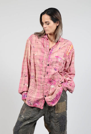 Check Boyfriend Shirt in Cecile Check