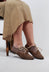 Cher Lace Up Shoes in Beige