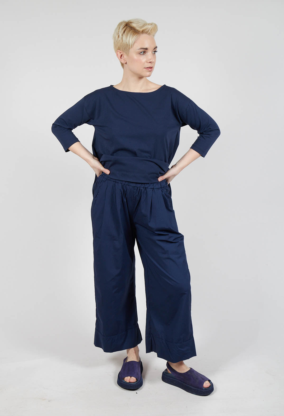 Chiaro P Trousers in Blu