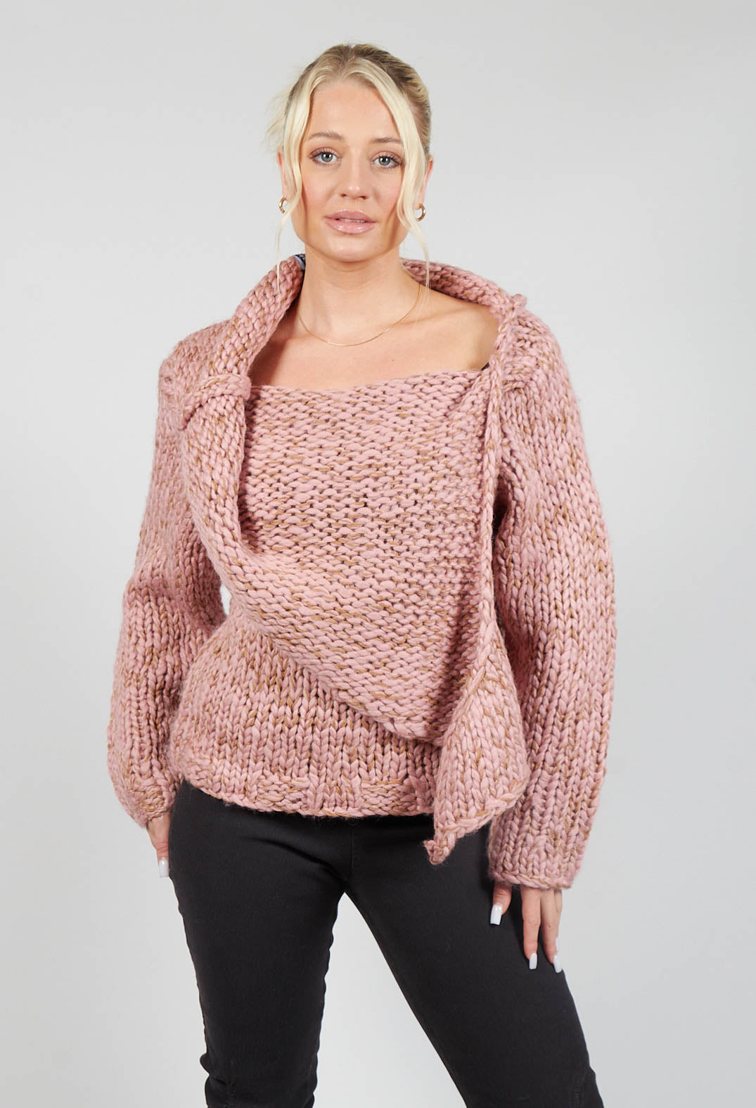 Chunky Knit Jumper in Amaretto