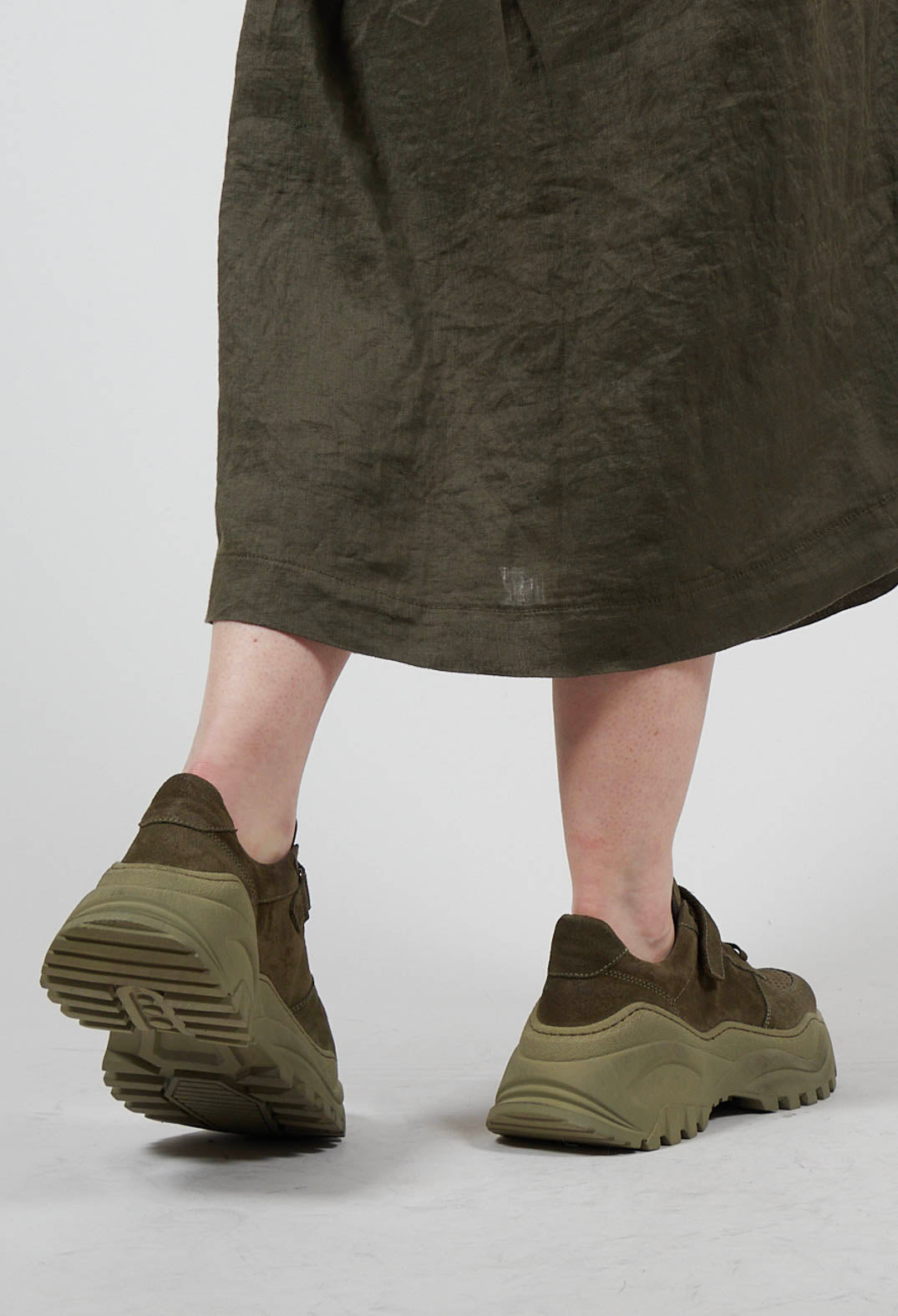 Chunky Sole Trainer in London Forest