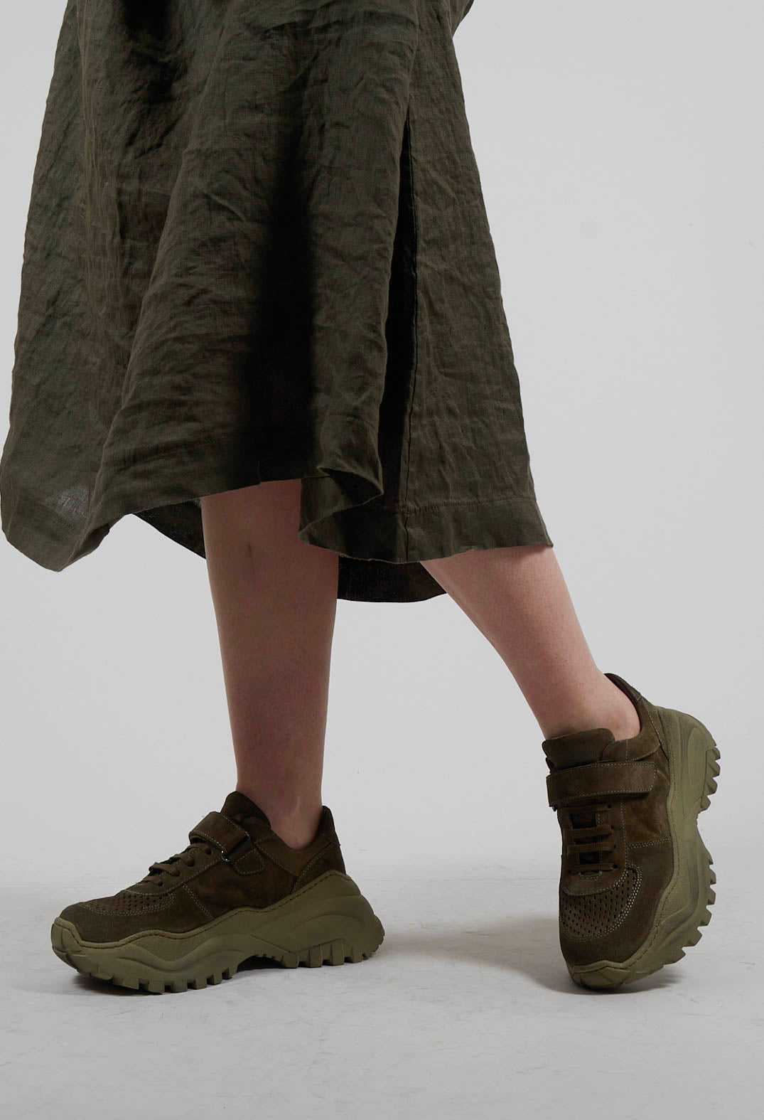 Chunky Sole Trainer in London Forest