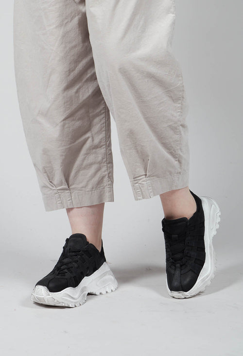 Chunky Sole Trainers in Antracite Mix