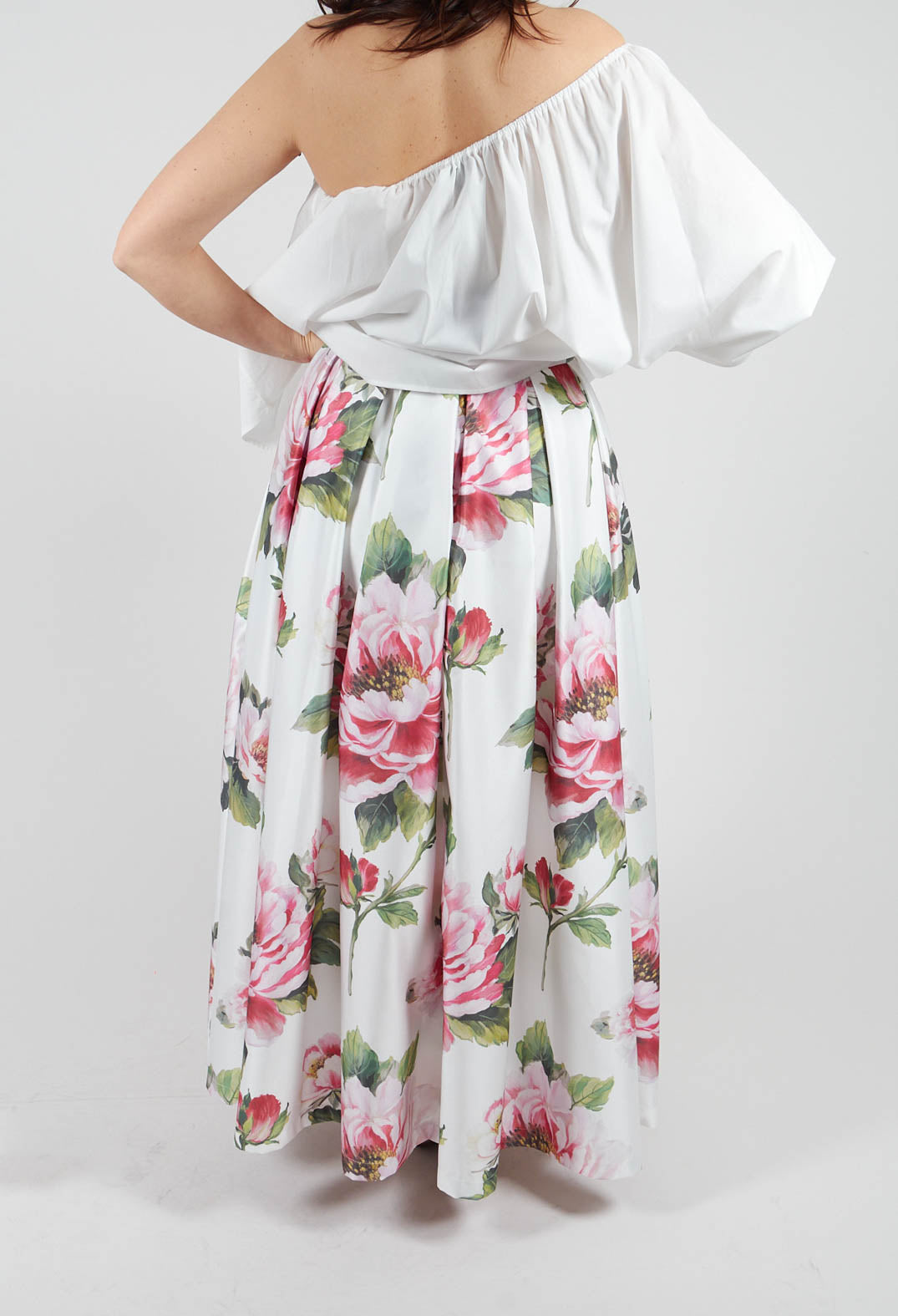 Ciliegio Skirt in Fiori Rosa