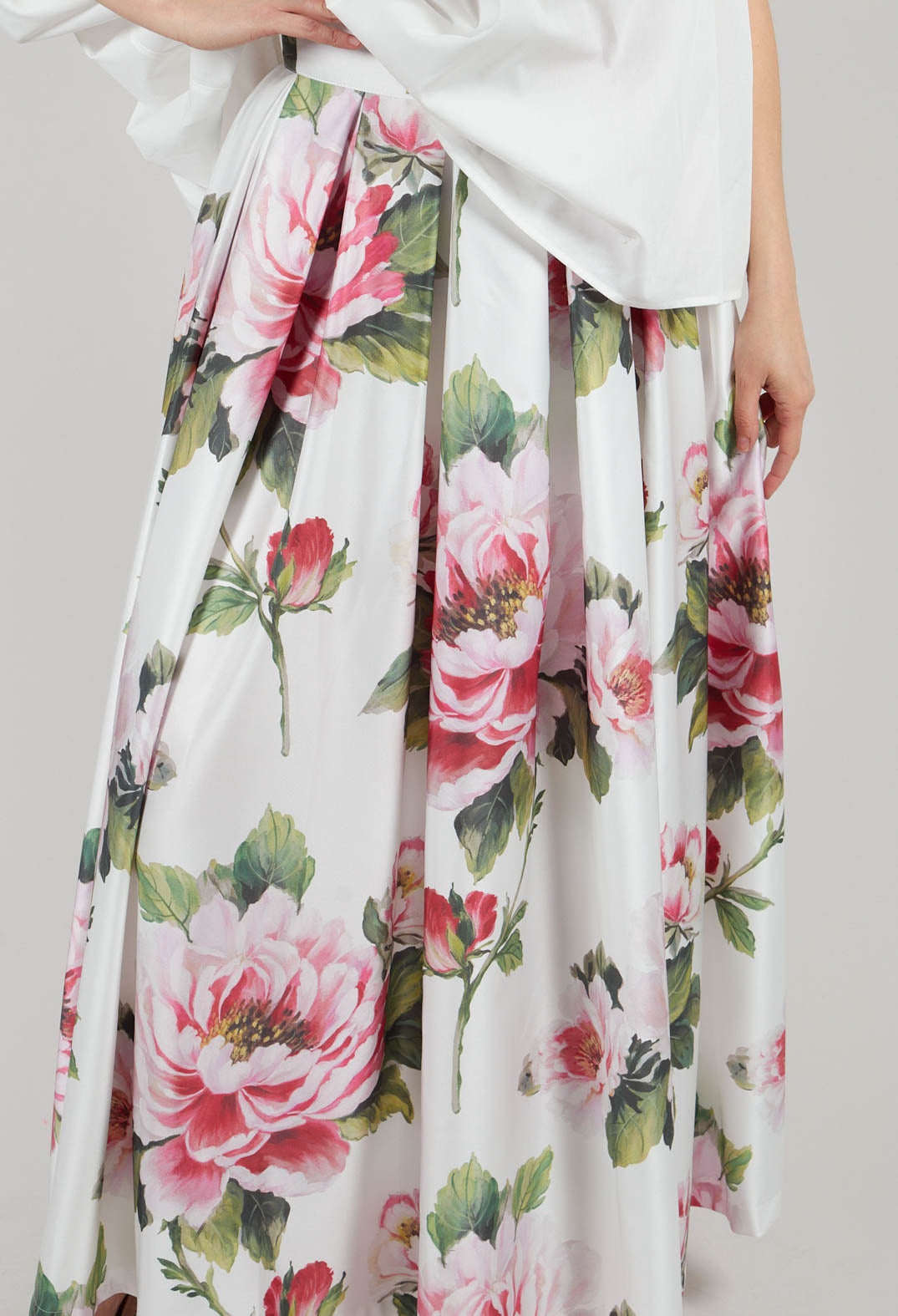Ciliegio Skirt in Fiori Rosa