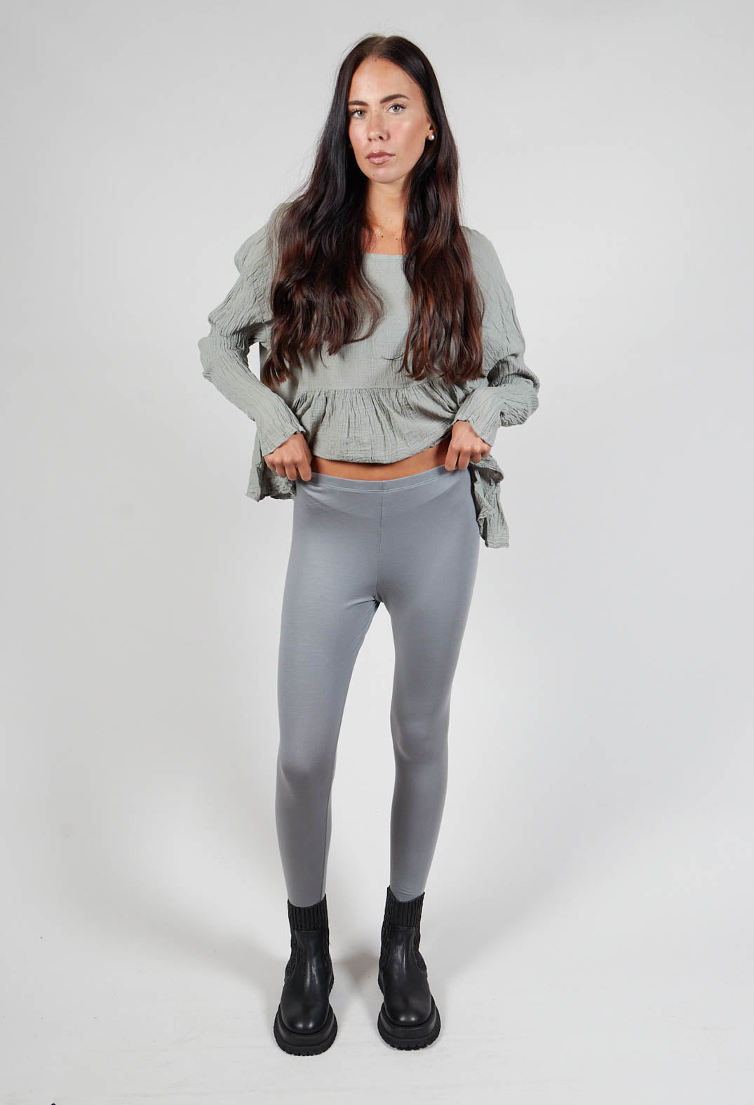 Clan Leggings in Helmut Blue