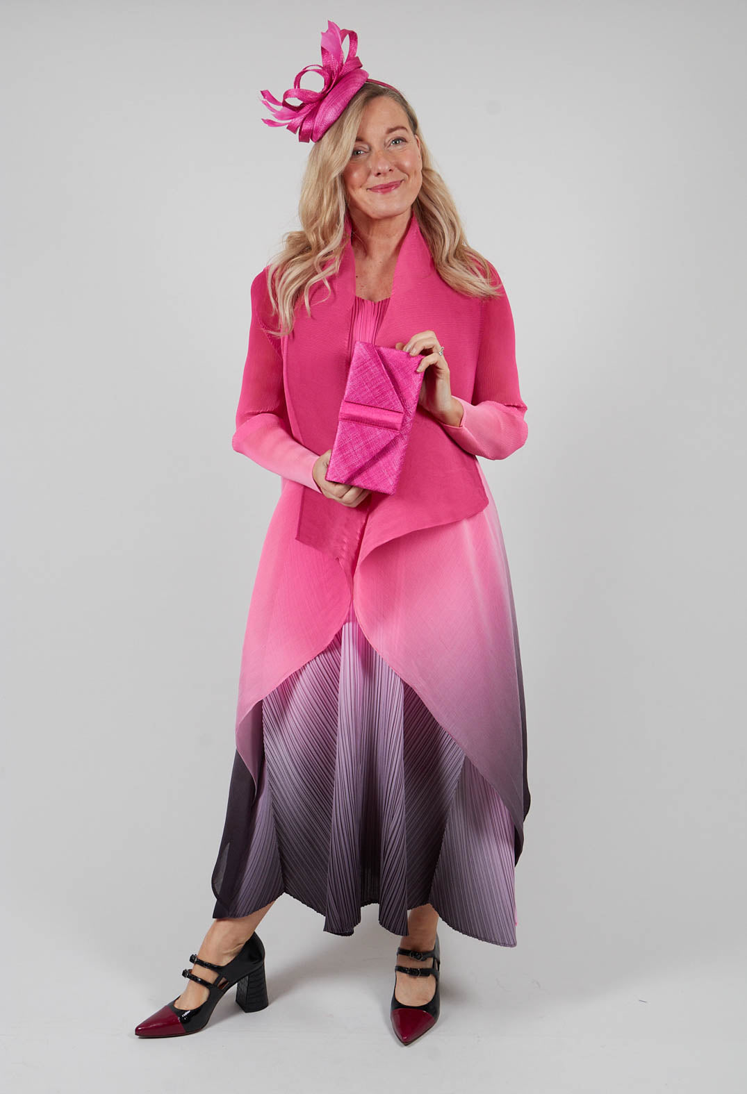Clutch Bag in Magenta