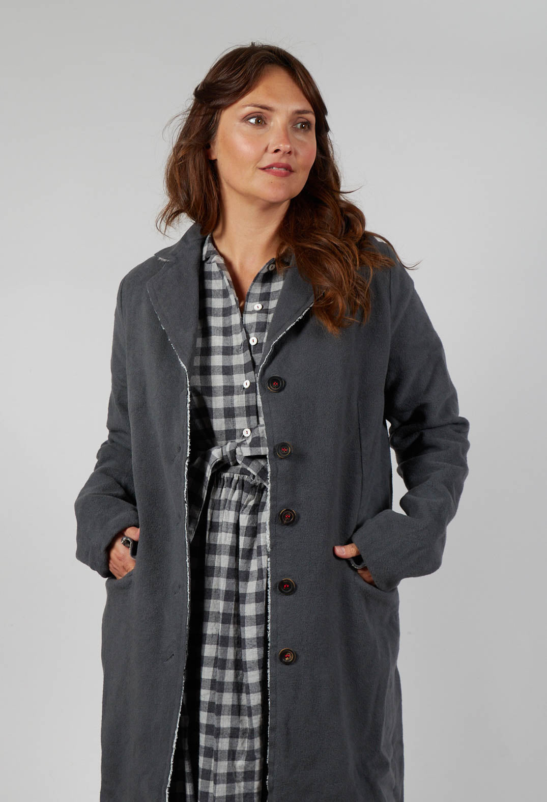 Coat Melita in Zinc