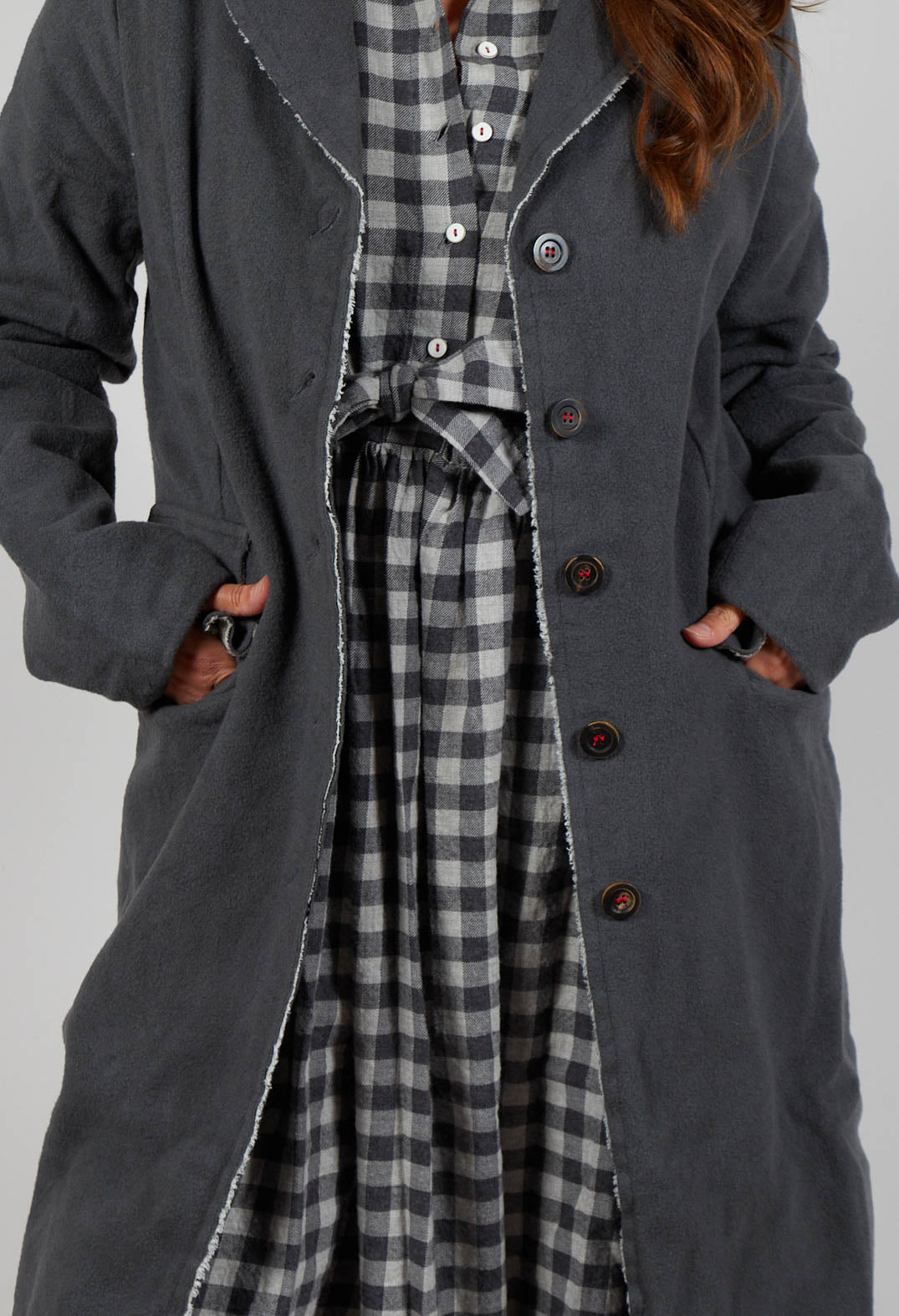 Coat Melita in Zinc