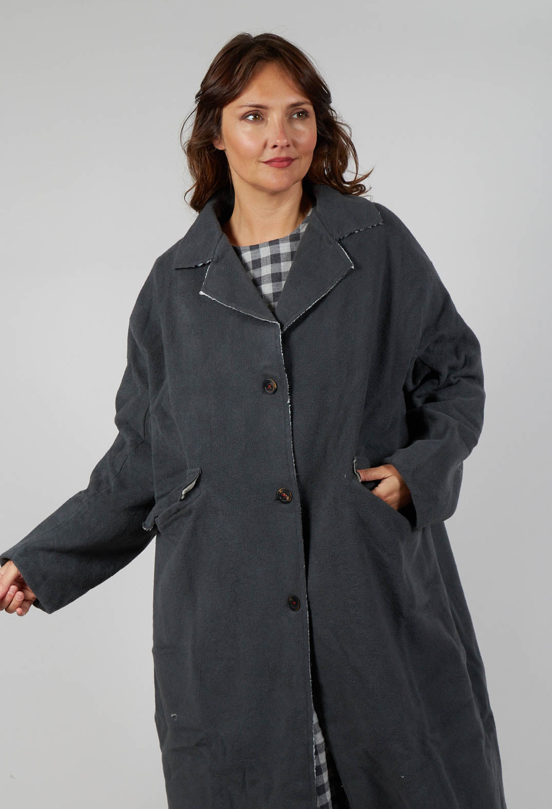 Coat Milli in Zinc