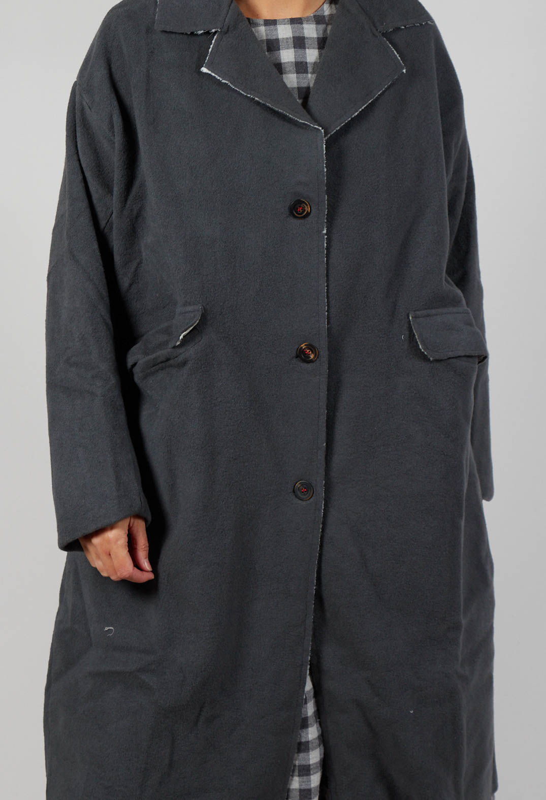 Coat Milli in Zinc