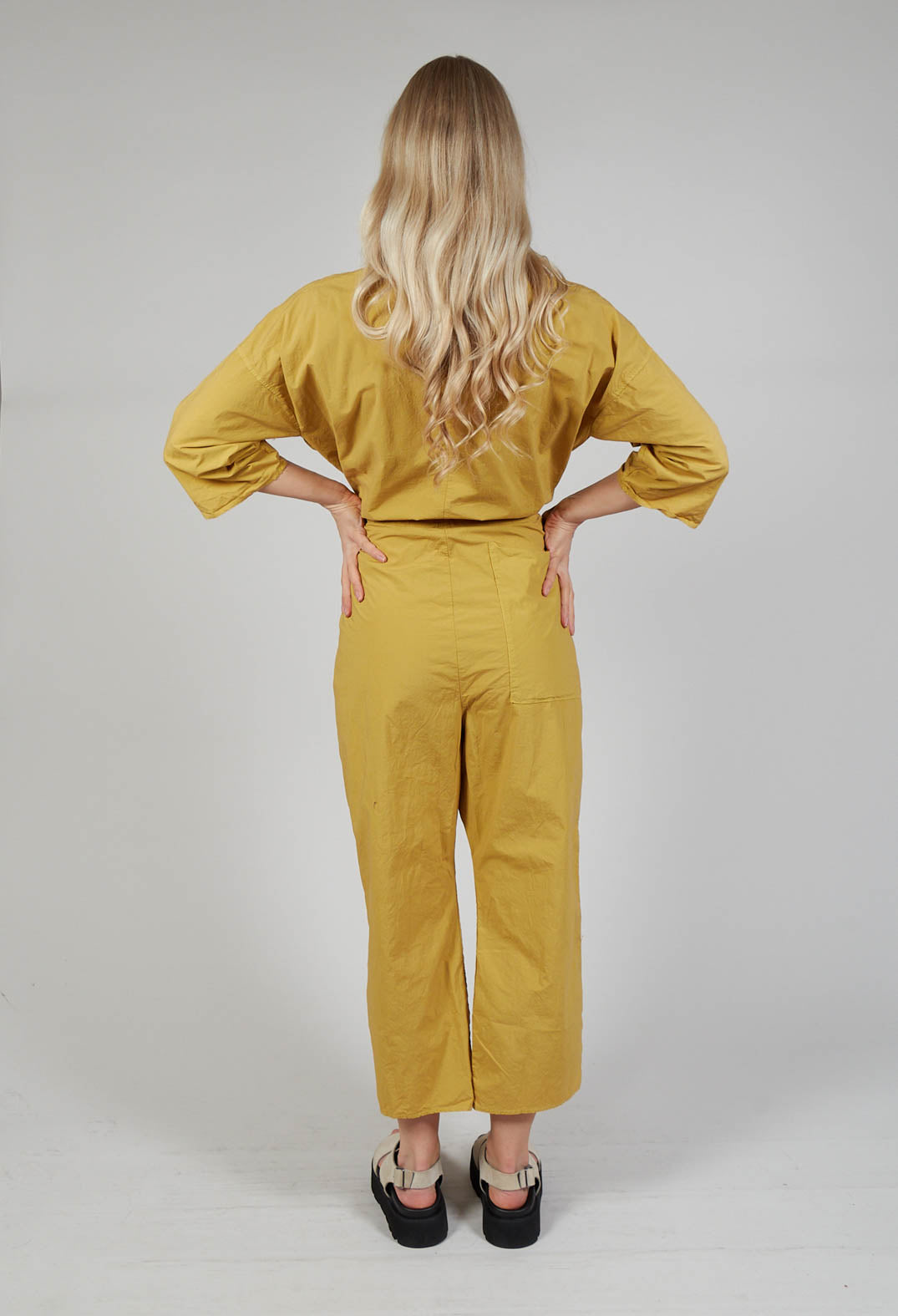 Collar Jumpsuit TS in Sun Yellow