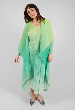 Collare Coat in Acid Lime