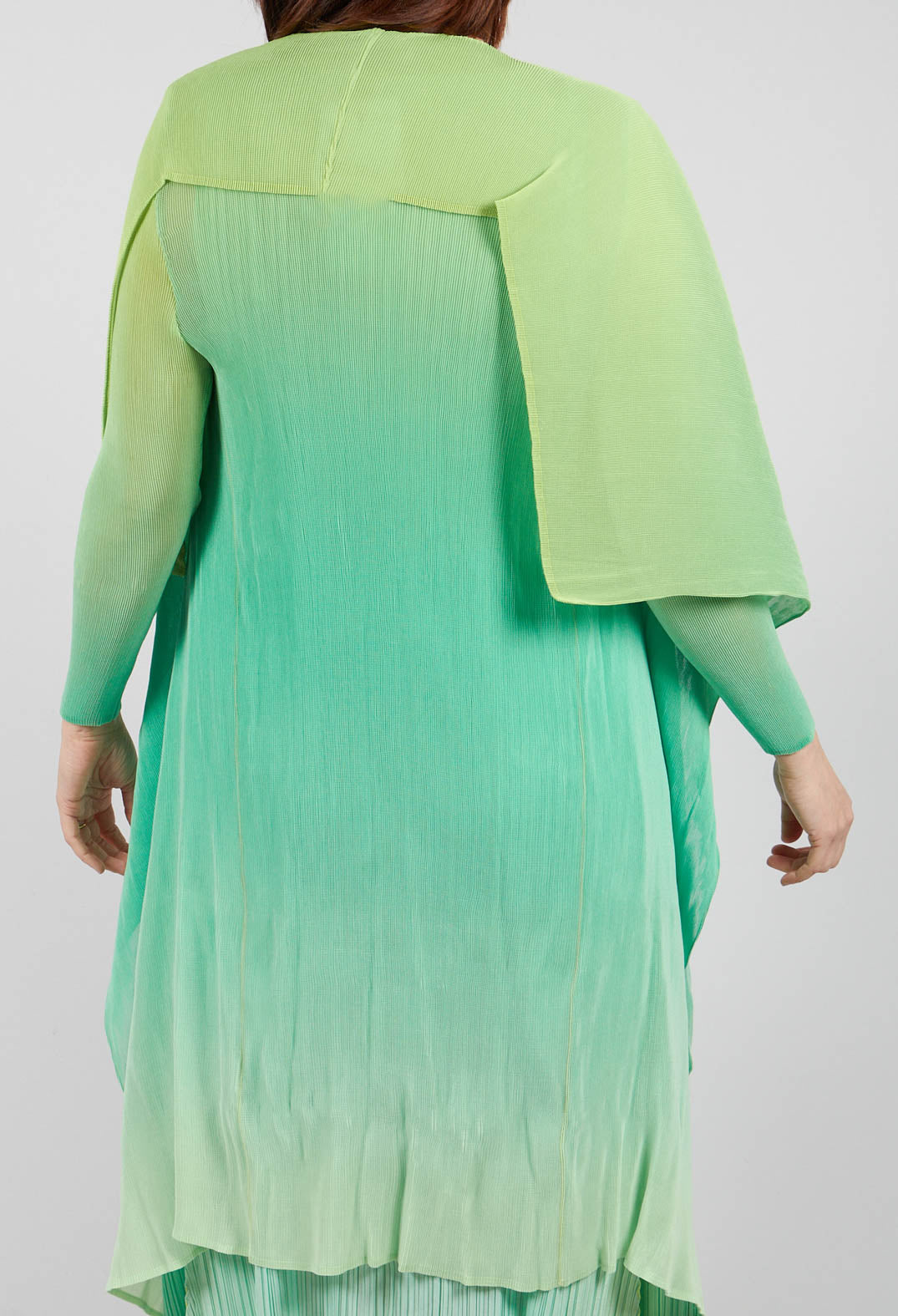 Collare Coat in Acid Lime