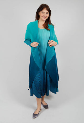 Collare Coat in Atlantis Blue
