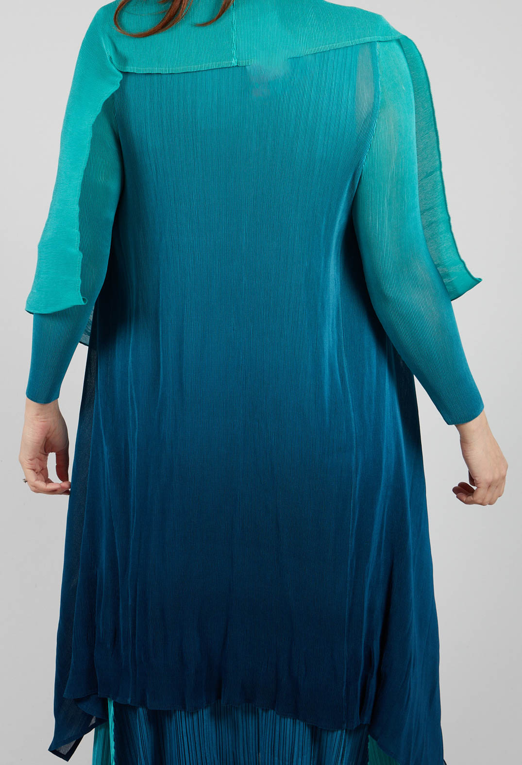 Collare Coat in Atlantis Blue