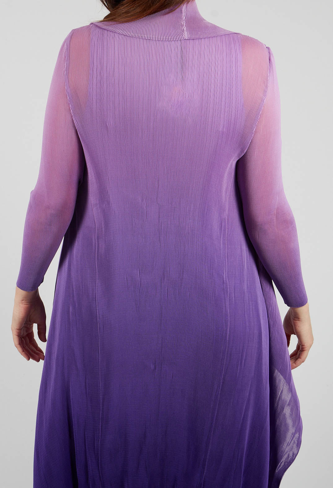 Collare Coat in Dusty Tulle
