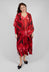 Collare Coat in Flamingo Moon