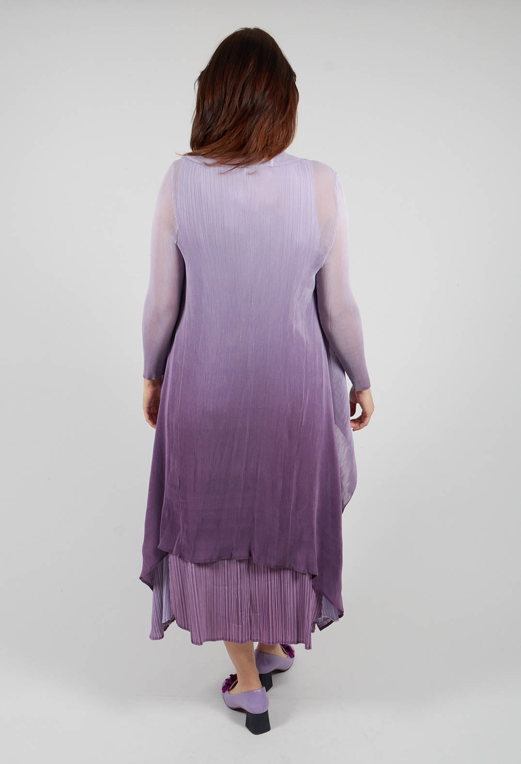 Collare Coat in Foggy Lavender