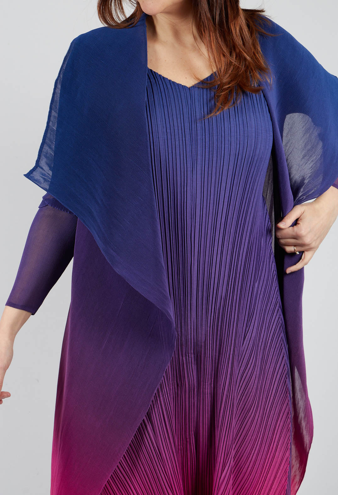 Collare Coat in Lapis Barbie