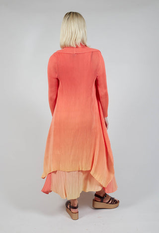 Collare Coat in Peach Lemonade