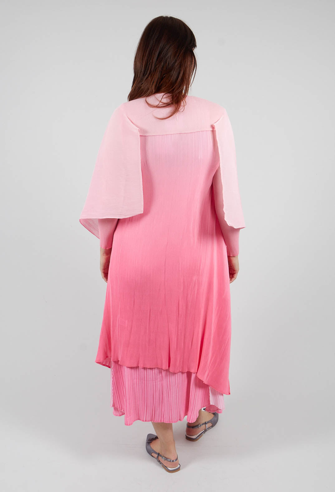 Collare Coat in Primrose Pink