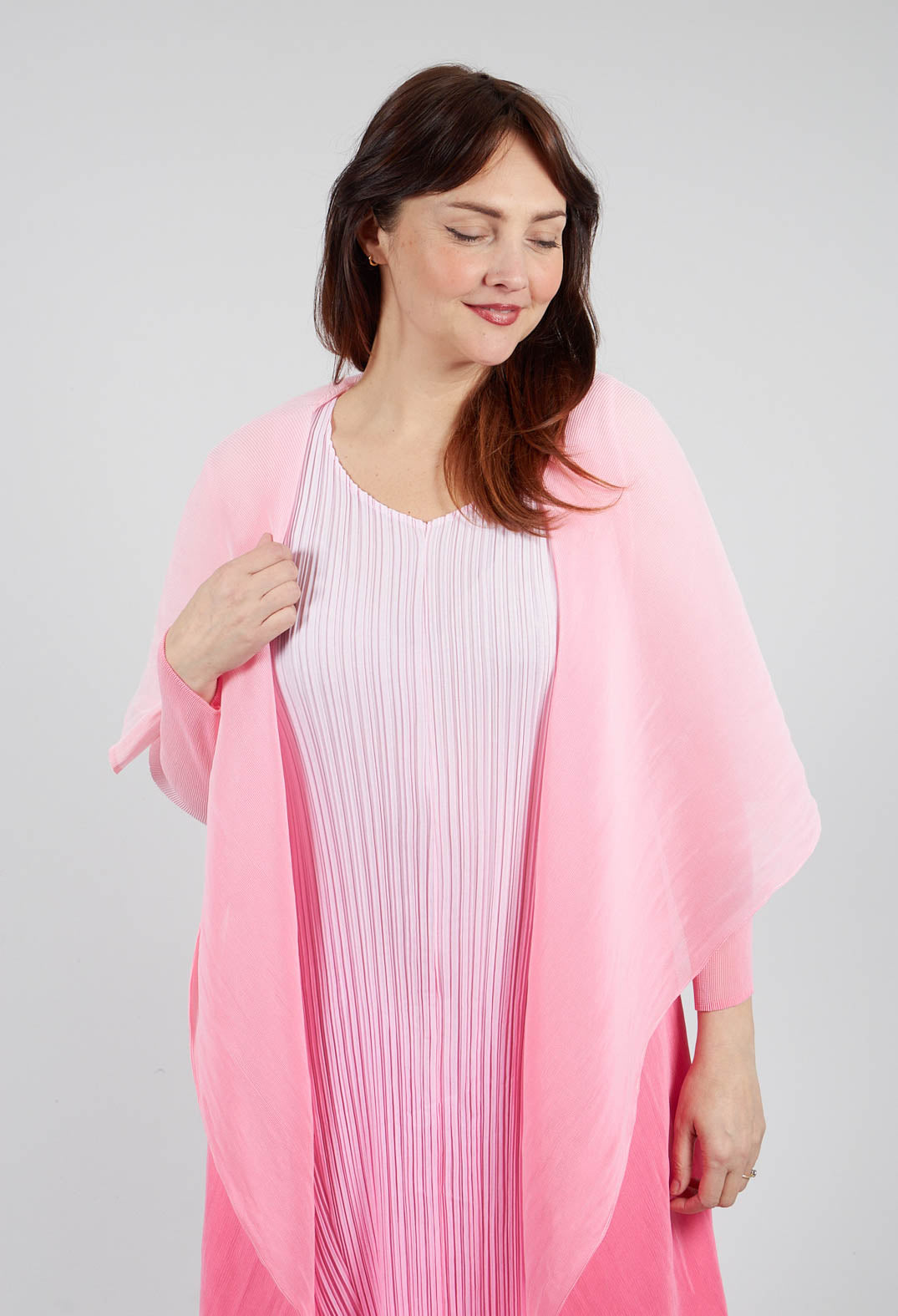 Collare Coat in Primrose Pink