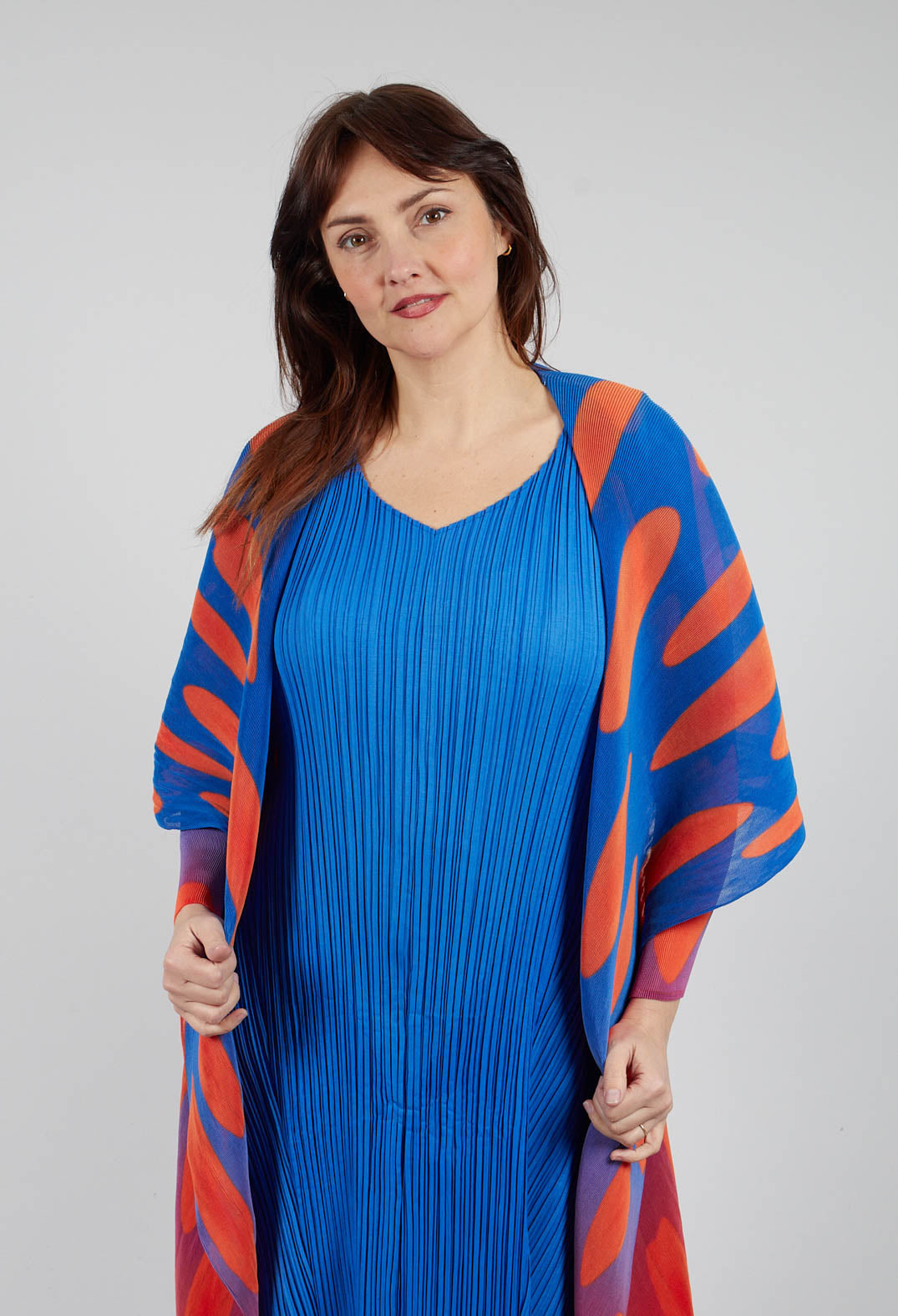 Collare Coat in Royal Elliptical