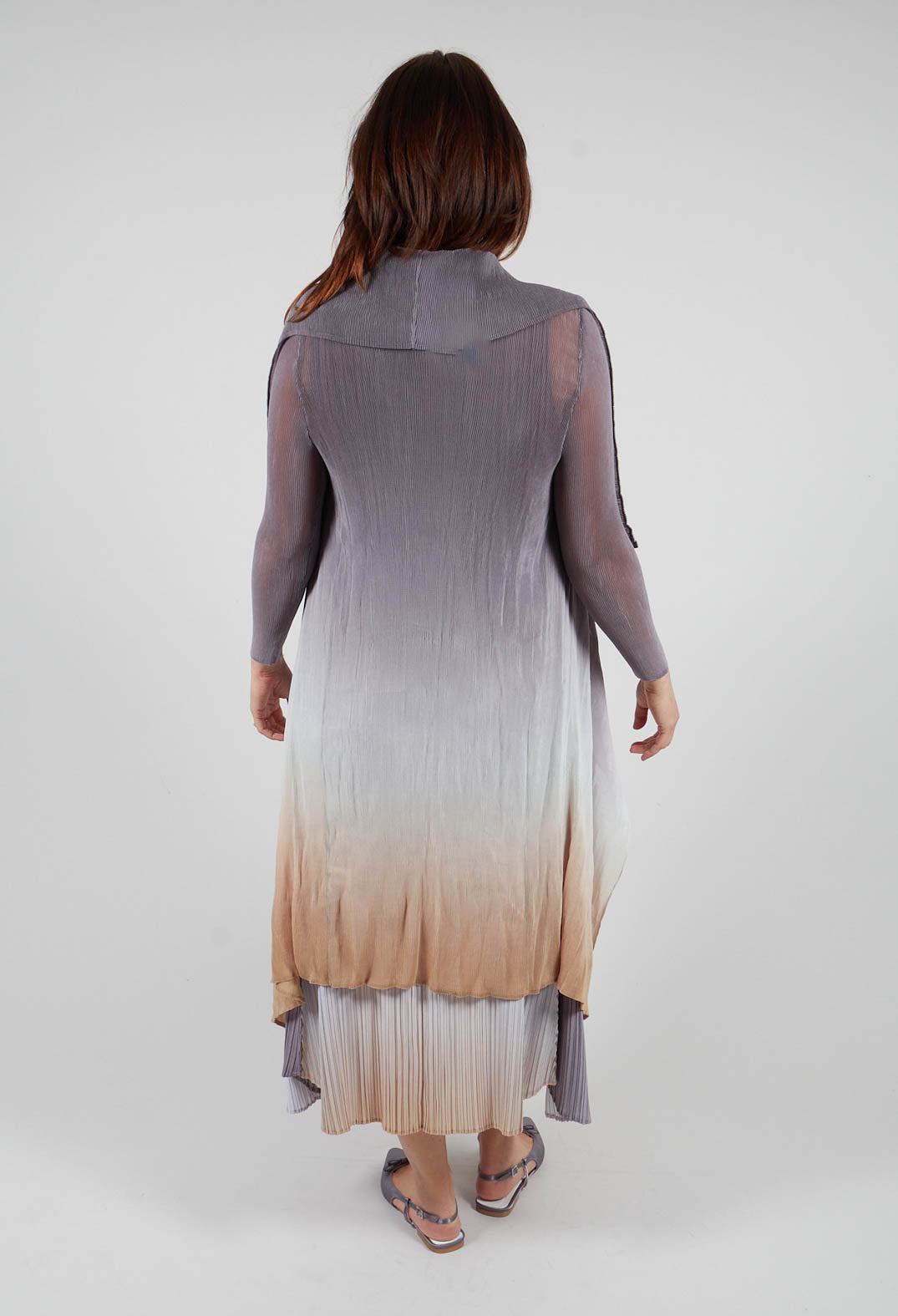 Collare Coat in Storm De Blanc