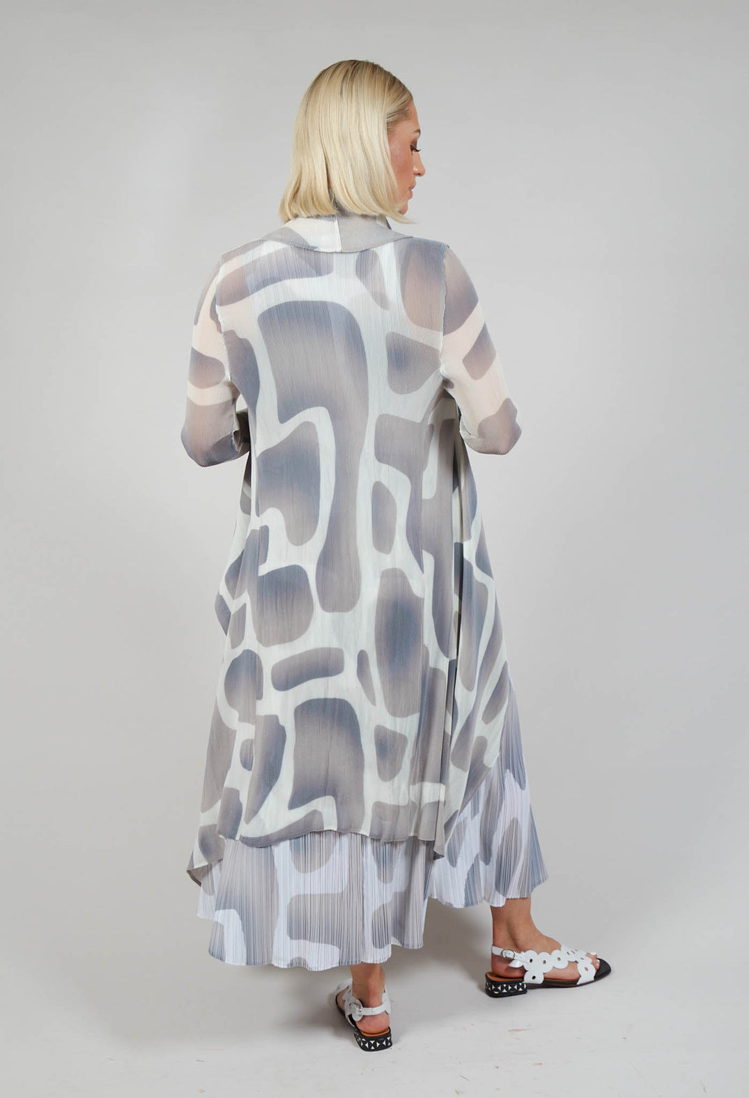 Collare Coat in White Sand Tuscon