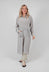 Collared Full Length Dress in Avangarde Original Grey