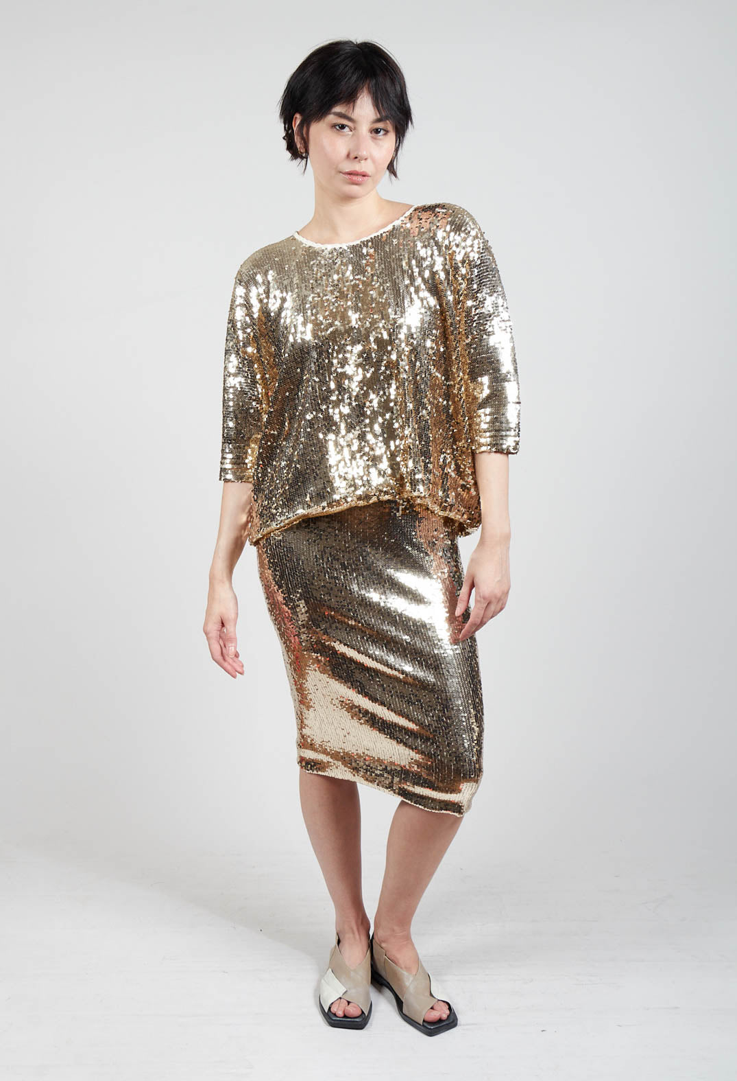 Corradina Shirt in White Gold
