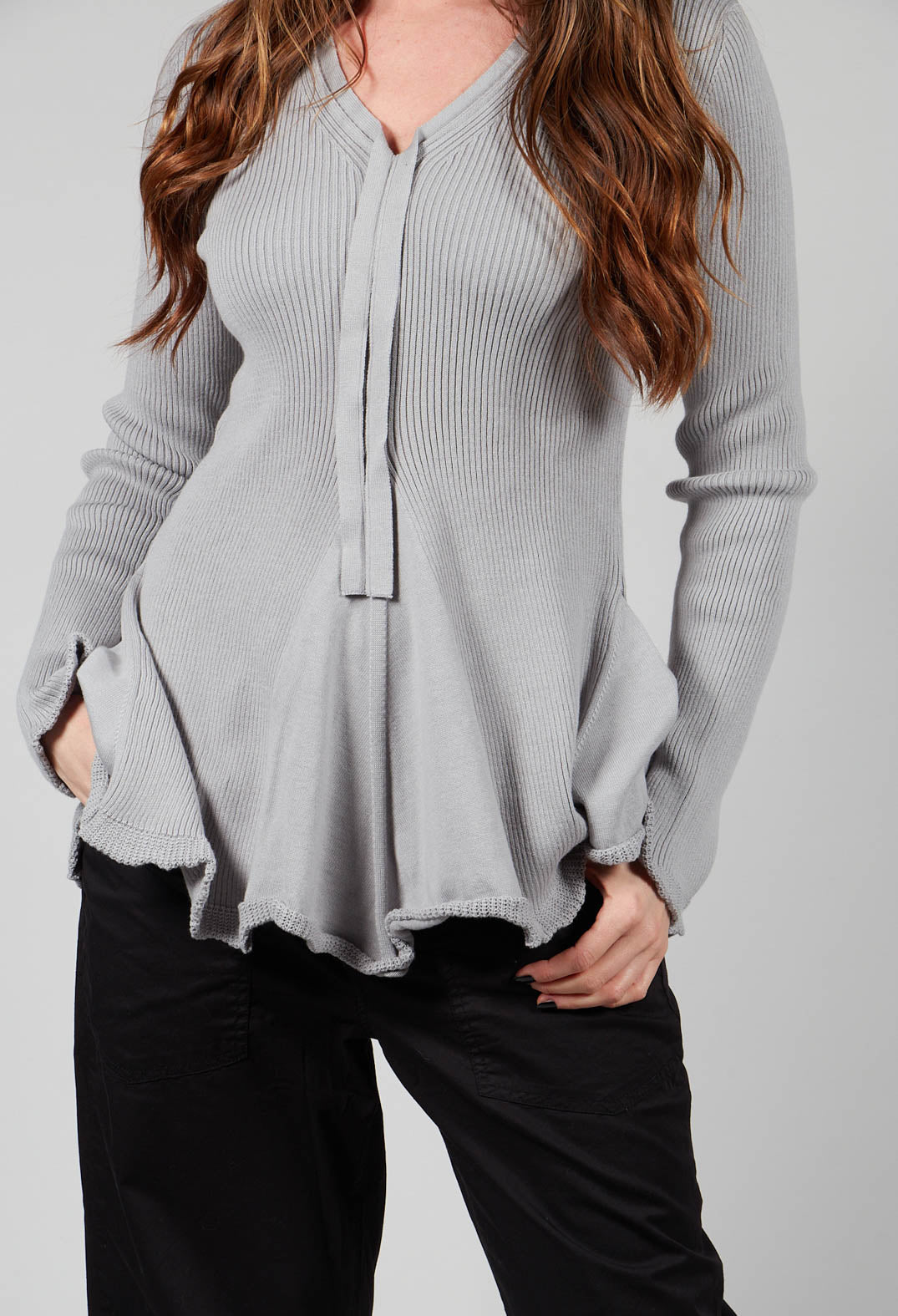 Cotton Knit in Light Grey